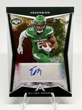 2022 Panini Chronicles Elijah Moore #ASC-ELM Ascension Autograph New York Jets