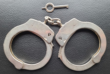 Vintage Smith  Wesson Handcuffs With Key Police Issued