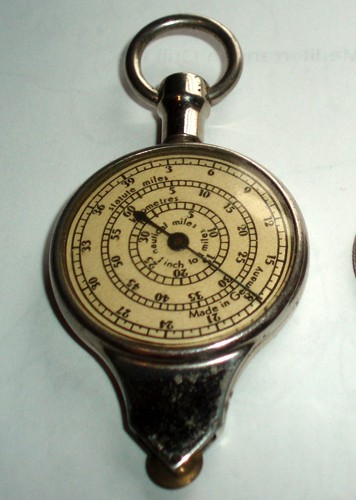 VINTAGE ANTIK DEUTSCHLAND KARTENLESER NAUTISCHER KOMPASS MARITIM OPISOMETER WERKZEUG - Bild 1 von 23