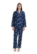 Flannel Pajamas for Women 2-Piece Comfy and Cozy 3X-Large Winter Snowflake