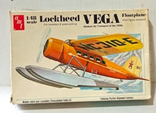AMT Lockheed Vega  Floatplane Plastic Airplane Model Kit