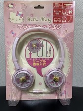 Hello Kitty Headphones Kiradeco Rare Used Box Slight Burn/Flat Condition