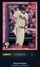 DIGITAL! BUNT 2025 Topps Easter Collection Bryce Harper! 50cc LEGENDARY!