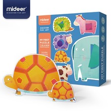 My First Animal Puzzle w/ 7 Animals Preschool Learning 32 Piece Floor Puzzle