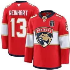 Reinhart Finals Jersey Red White All Hockey Jersey 2025 all over print