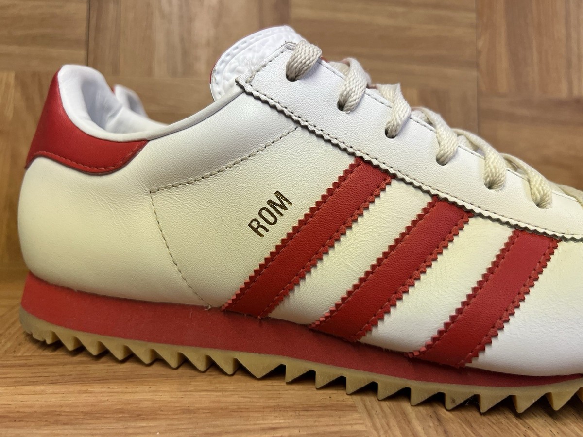 RARE Sz 11 - Adidas ROM White College Red Gold Gum 2003 Men's Sneakers  VTG | eBay