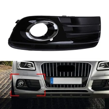 Front Bumper Fog Light Grill Grille Cover Trim Fit Audi Q5 2013-2017