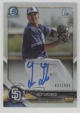 2018 Bowman Chrome Prospect Refractor 437/499 Joey Lucchesi #BCPA-JL Auto 9ad