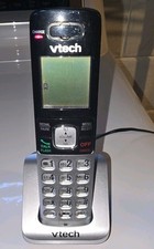 VTech DECT 6.0 Cordless Telephone AC 6V, 300mA Black, Used