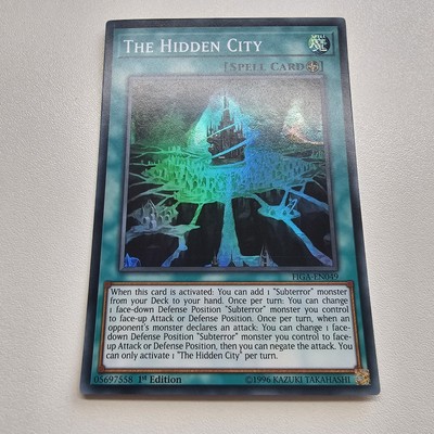 Die verborgene Stadt - FIGA - Super Rare - Yugioh Euro
