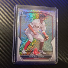 2023 Bowman Chrome Marcelo Mayer Shimmer Refractor BCP-210 Red Sox