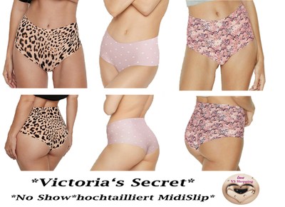 Victoria's Secret*No Show*hochtailliert Midi*Slip*Höschen*Panty*Gr. XS, M