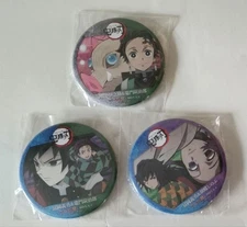 Demon Slayer Kimetsu no Yaiba Ufotable Combo Can Badge Set - 3 pcs