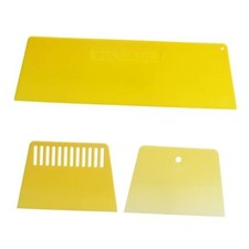 Body Filler Spreader 3 Pcs Reusable Plastic Flexible Edge Versatile Putty