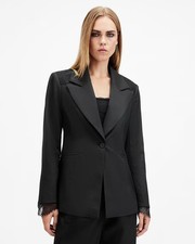 Image of Allsaints Lacey Tailored Blazer size 8 RRP £300