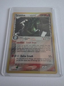 Pokemon Card Tyranitar 16/113 ex Delta Species Reverse Holo Foil Vintage NM 2005