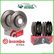 Kit Scheiben Perforiert + Beläge Brembo Vorne Ford Street Ka 03- > 05 258MM