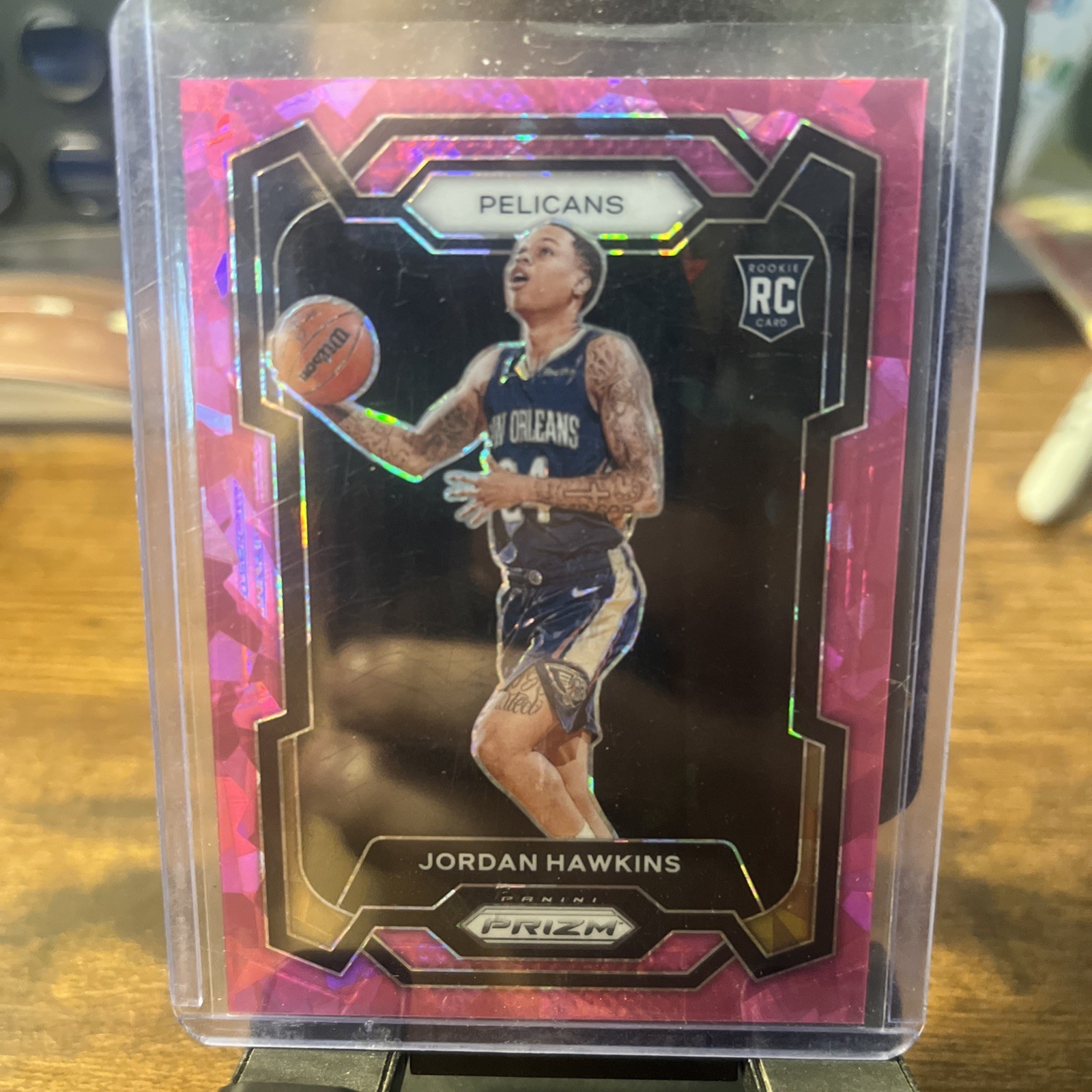 2023-24 Panini Prizm - Jordan Hawkins #130 Pink Ice Prizm (RC)