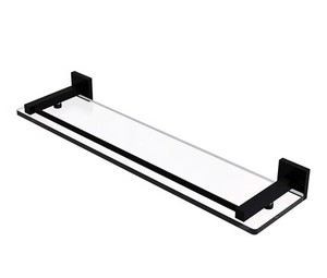 Allied Brass 22" Montero Collection Glass Shelf With Gallery Rail