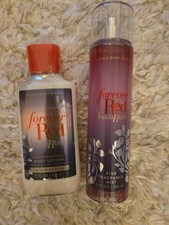 Bath And Body Works FOREVER RED VANILLA RUM Fine Fragrance Mist Body Lotion