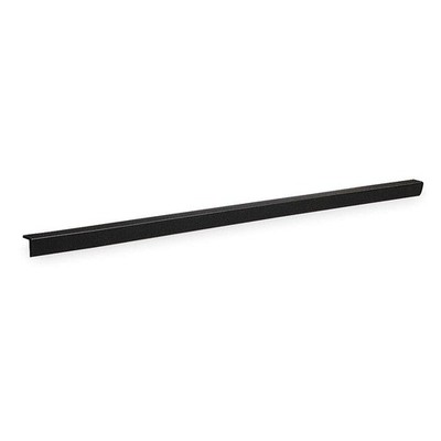 Grainger Approved 2RRX8 Stair Edging,Black,Length 36 in,Vinyl 2RRX8