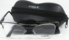 Vogue VO 4087 352 Black / Silver Metal Eyeglasses Glasses Frame 51-18-135 NEW