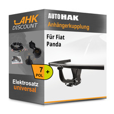 Für Fiat Panda 09.2003-12.2011 AUTO HAK Anhängerkupplung starr + 7polig E-Satz