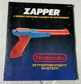 NINTENDO NES Action Set Orange Zapper With Super Mario & Duck Hunt Circa 1988