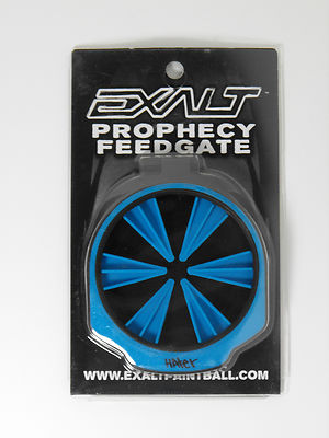New Exalt Paintball Prophecy & Z2 Feedgate Speed Feed - Hater Cyan Blue