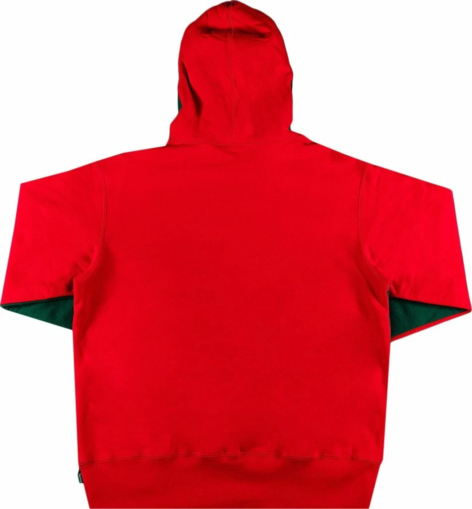 Supreme S Logo Split Hooded Sweatshirt Green Size Large | eBay