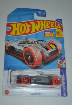 HOT WHEELS 2022 HW SPEED TEAM 4/5 - MACH IT GO CLEAR AND GRAY