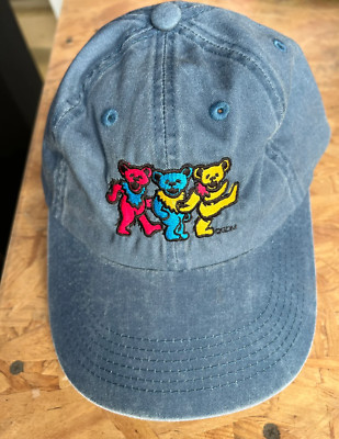 Grateful Dead Dancing Bear Baseball hat- Dancing Bear hat -adjustable back