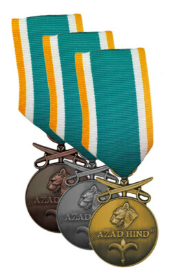 Azad-Hind-Medaille (Set mit Schwertern)