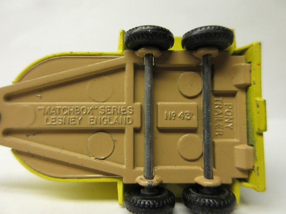 Matchbox Lesney #43 Pony Trailer – Pressofuso 1:64 – Anni ’60 – Scatola Originale - 6
