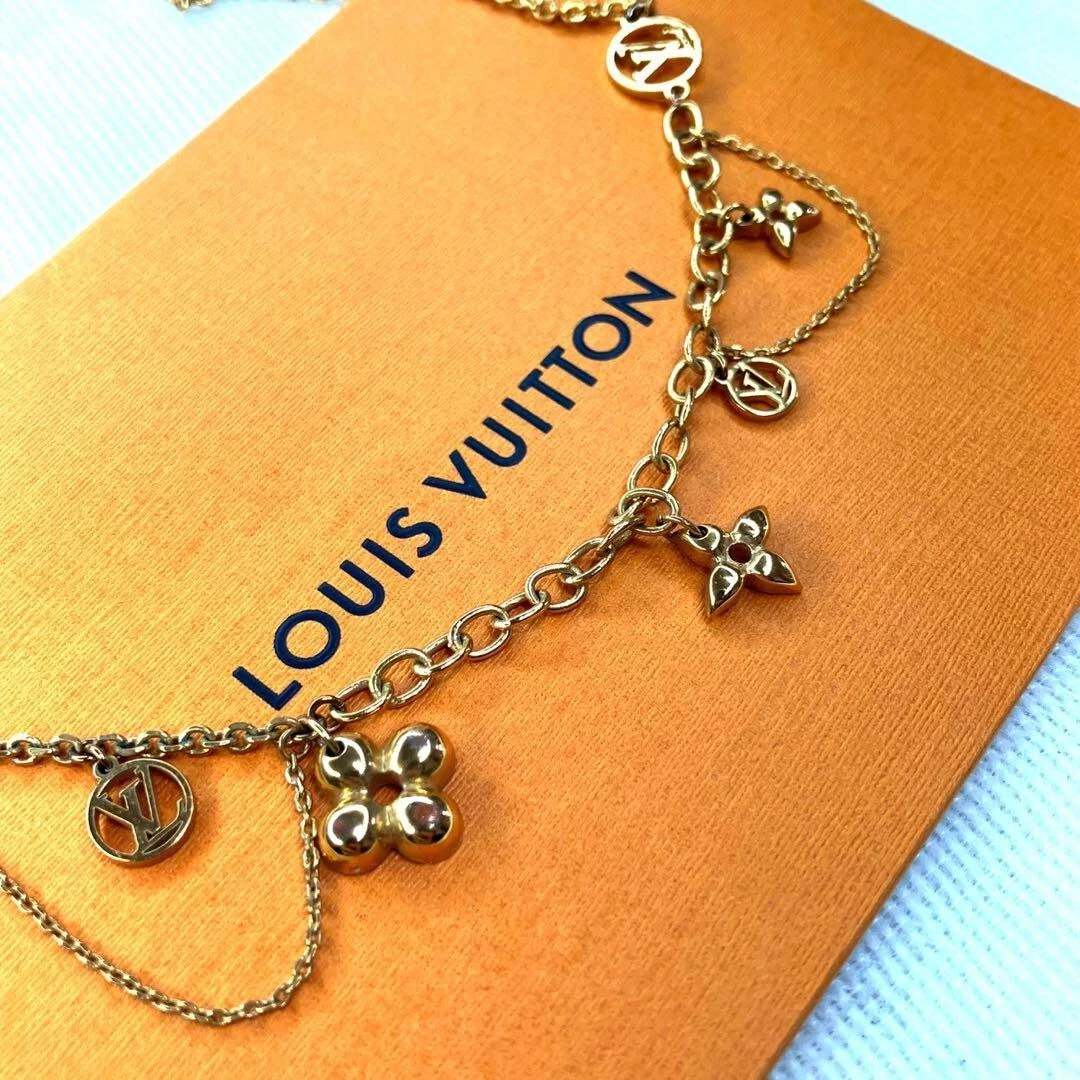 Louis Vuitton - Blooming Supple Necklace Gold