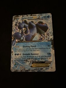 Pokémon TCG Seismitoad Furious Fists 20/111 Holo Holo Rare EX