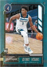 Anthony Edwards RC 2020-21 Chronicles Basketball Playbook Rookie Card#167 Wolves