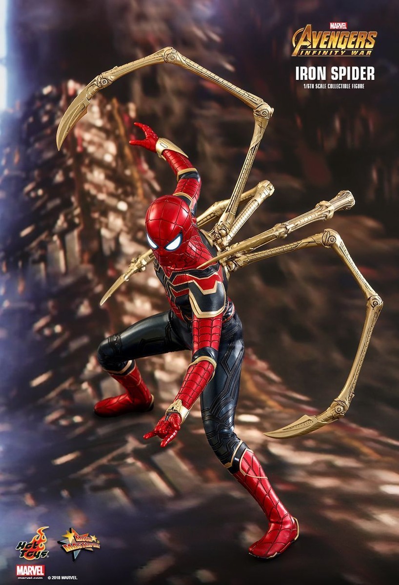 1/6 Hot Toys MMS482 Avengers: Infinity War Iron Man Spider Peter