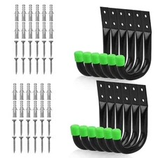 Heavy Duty Garage Storage Utility Hooks, Utility Hooks for Garage Wall (12PCS)