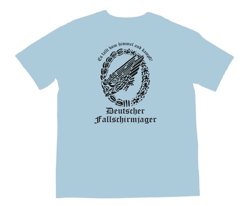 FALLSCHIRMJAGER T-SHIRT ww2 german airborne warriors paratroopers operations - Picture 10 of 18