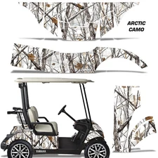 Cart Graphics Kit Decal Sticker For Yamaha Golf Cart 2007-2016 ARCTIC CAMO