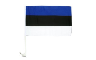 (2 Pack) Estonia Country Car Window Vehicle 12x18 12''x18'' Flag 100D