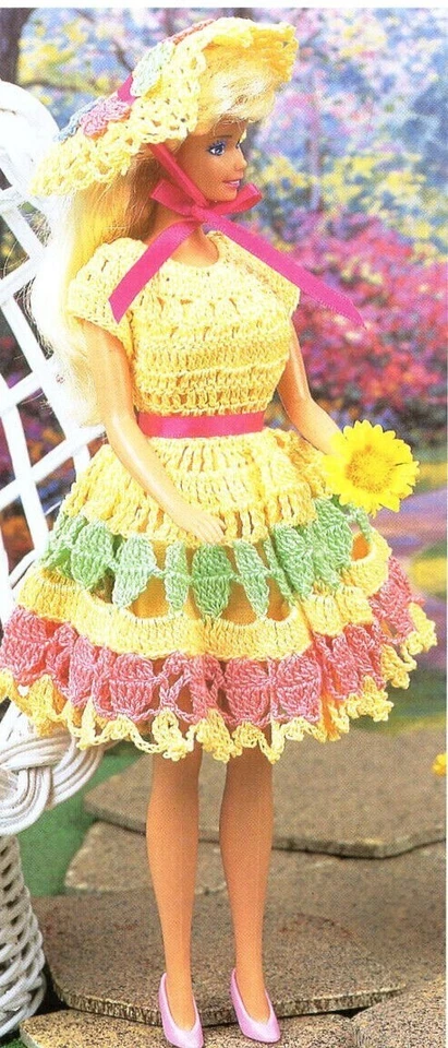 Fashion Doll Crochet Collection Book 2: Barbie Outfits Furniture 30+ projects - Image 2 of 4