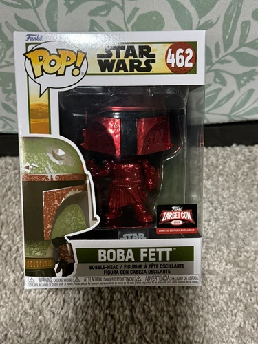 Funko Pop! Vinyl: Star Wars - Boba Fett (Red) (Chrome) - Target (T) (Exclusive)