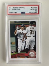 2011 Topps Update J.D. Martinez ROOKIE RC #US186 PSA 10 GEM MINT