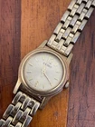Vintage Seiko Women's Watch Gold Tone 20mm 1N01-0GD0 New Battery