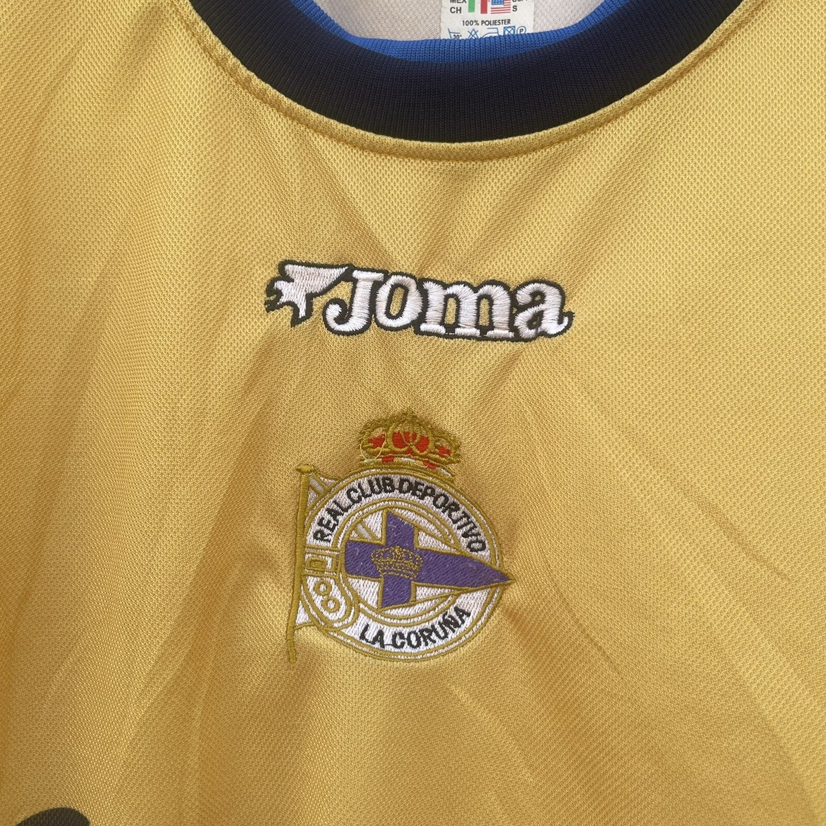 【非売・スペイン取得品】Deportivo de La Coruña 美品パンツ VINTAGE Deportivo La Coruna FOOTBALL SHIRT 2002 2003 Third
