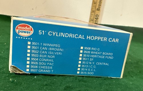 Model Power HO Railroad Train 51' Cylindrical Hopper Car 1983 NMRA Winnipeg - Picture 4 of 8