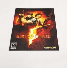 Resident Evil 5 Manual Instruction Booklet ONLY  PS3