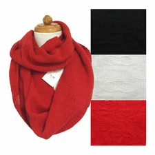 Coach Infinity Scarf Cowl Women's Knitted Neck Wrap, Wool Cashmere, 83122, $198